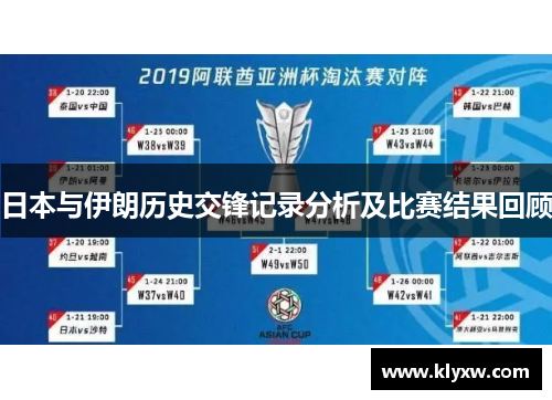日本与伊朗历史交锋记录分析及比赛结果回顾