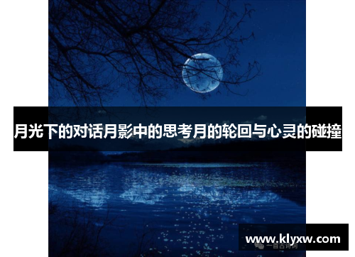 月光下的对话月影中的思考月的轮回与心灵的碰撞